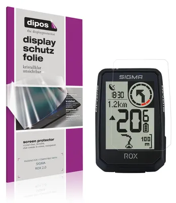 Image de 4x Film de protection d'écran pour SIGMA ROX 2.0 protecteur clair dipos