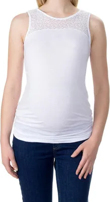 Produktbild von Bellybutton Maternity Damen Umstands-Top aus Baumwolle, Weiß