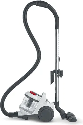 Produktbild von SEVERIN Beutelloser Zyklon Bodenstaubsauger CY 7106 CY 7106 aus Kunststoff, rotsilberweiß Staubsauger Sauger Zyklon Staubsauger  Beutellos  Beutelloser Staubsauger