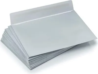 Image de Enveloppes pour cartes d'invitation C5 argent mat 120 g/m² 50 pièces