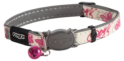 Produktbild von Rogz GlowCat, Katze, Standardkragen, Grau, Pink, Polyurethan, Abbildung, 20 cm