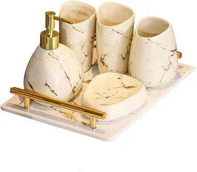 Immagine prodotto di Set di accessori da bagno - Accessori da bagno - Accessori per il bagno - Sostenibile