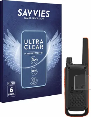 Produktbild von 6x Für Motorola Talkabout T82 Schutzfolie Savvies Displayschutz Display Schutz Folie Klar Transparent