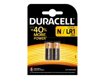 Zdjęcie produktu dla Duracell 203983, Jednorazowa bateria, Alkaliczny, 1,5 V, 2 szt., Czarny, Złoto, -20 - 54 °C