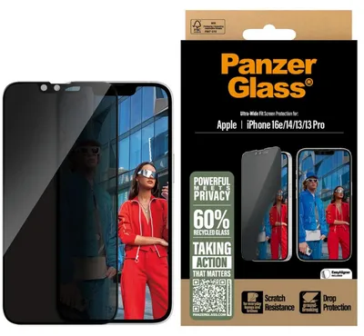Immagine prodotto di Panzerglass Ultra-Wide Fit per Iphone 16E / 14 / 13 / 13 Pro