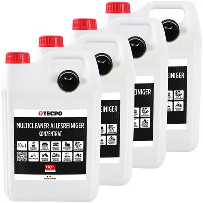 Produktbild von TECPO Multireiniger Allzweckreiniger Konzentrat 20 Liter Reiniger Universalreiniger Multi Cleaner hochwirksame Schmutzlösekraft gegen hartnäckige Verschmutzungen streifenfrei für alle Oberflächen