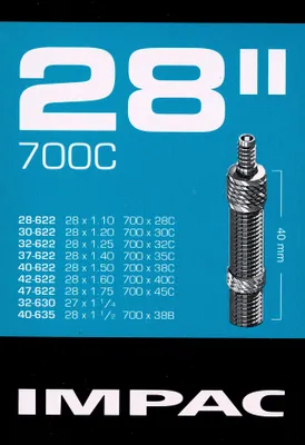 Produktbild von Impac 28 Zoll DV Schlauch Dunlop Blitz Ventil 28 - 47 622