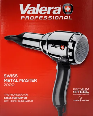 Immagine prodotto di Valera Metal Master Ionic 2000W Ac-Motor Chrome Asciugacapelli