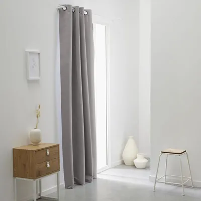 Obrázek produktu pro Závěs s kroužky Ultra Blackout, šedý, 140 x 240 cm