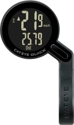 Produktbild von Cateye Quick Fahrradcomputer Schwarz  Schwarz One Size
