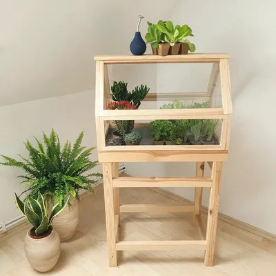Produktbild von Minigewächshaus promadino 65 x 40 cm natur