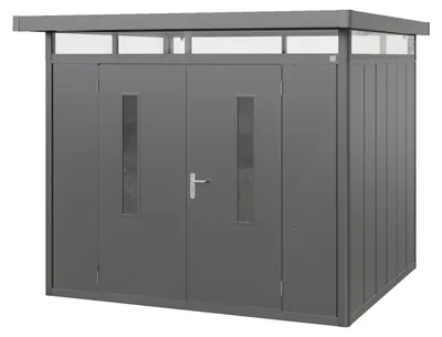 Immagine prodotto di GFP Primeyard Casetta da giardino metallo 263x228x231 cm Armadio da esterno per attrezzi antracite