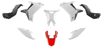 Immagine prodotto di Rtech Revolution, kit di montaggio in plastica per Yamaha Tenere 700 2025, colore bianco. Colore: bianco. Taglia unica