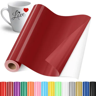 Productafbeelding van Zelfklevende plotfolie - Vinylfolie voor snijplotters - Benodigdheden voor knutselen - 30,5 cm x 305 cm