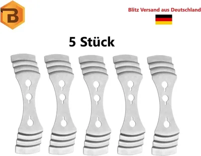Produktbild von 5 Stk. Dochthalter, Kerzendocht Halter, 6 bis 9cm anpassbar, Zentrierwerkzeug