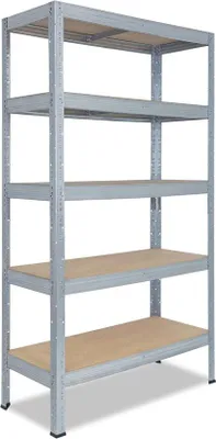 Produktbild von Famanu Metallregal - Robustes Aufbewahrungssystem - 180x80x60 cm - Verzinkt