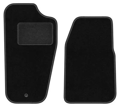 Obrázok produktu pre Predné velúrové koberce pre: Jeep Grand Cherokee ZJ 1998-2005 (terénne) – 2 ks, čierne, na mieru – Wielganizator LUX