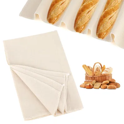 Produktbild von Bäckerleinen - Teigtuch für Gärprozesse - Brottuch zur Teigabdeckung - 1 Stück