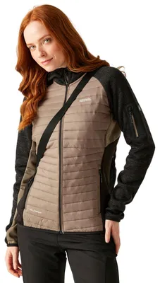 Image de Regatta - Veste hybride « Newhill » pour femme RG13139 (34 DE) (moka/noir)