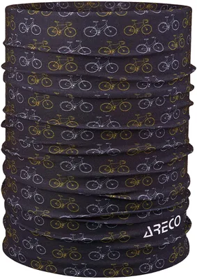 Produktbild von Areco Multifunktionstuch schwarz-gemustert -