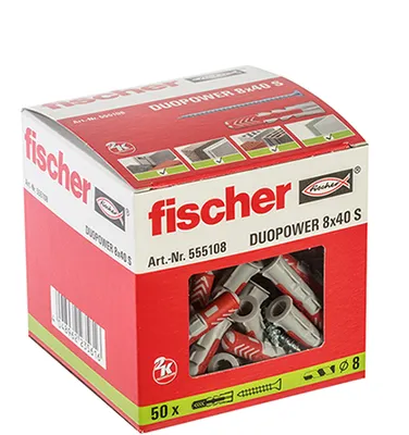 Produktbild von fischer DUOPOWER 8 x 40 S