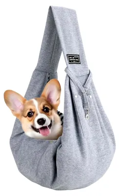 Produktbild von Reversible Tragetasche für kleine Hunde bis 7 kg, grau