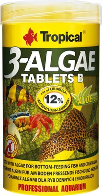 Zdjęcie produktu dla Tropical 3-Algae Tablets B 250Ml/150G