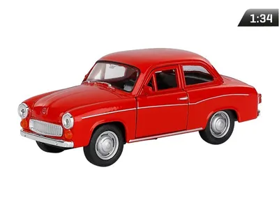 Zdjęcie produktu dla Model 1:34, PRL Syrena 105, czerwony (A884S105C)