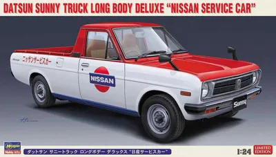 Produktbild von Hasegawa 20482 - 1/24 Datsun Sunny Truck, Lange Version, Nissan Service Car