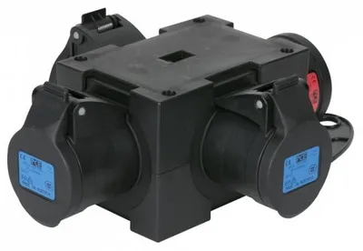 Obrázok produktu pre PCE Powersplit 4 CEE 16 A 3x CEE - 3-pólový