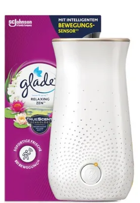 Produktbild von Glade Sense&Spray Starter-Set 18 ml Relax Zen