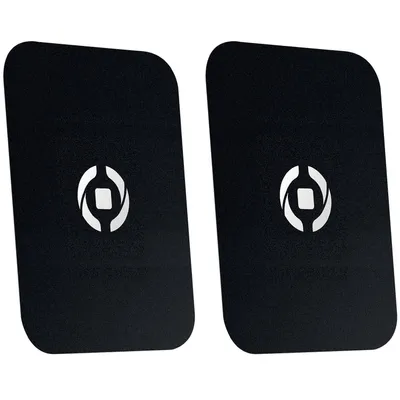 Productafbeelding van Celly GHOSTPLATE01BK, Magnetische clip, Zwart, Aluminium, Universeel, 2 stuks, 45 mm
