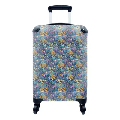 Produktbild von MuchoWow® Koffer Handgepäck Trolley Rollkoffer Kleine Reisekoffer mit 4 Rollen - Alte Meister - Kunst - Van Gogh - Muster - Cabin Size < 55x40x23 cm & 55x40x20 cm - Fotokoffer - Kabinenkoffer - Boardgepäck - Reise-Box - Reisekoffer - Reisegepäck - Koffer mit Bild - Trolley für Kinder