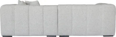 Produktbild von riess-ambiente Modernes Ecksofa ZERO GRAVITY 240cm graphit beige Strukturstoff 3-Sitzer Couch