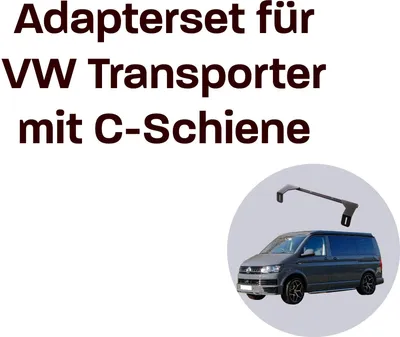 Immagine prodotto di 040 parts Adapter Molleboard per Transporter Multivan VW T5 T6 T6.1 con C-Schiene sul tetto Angolo