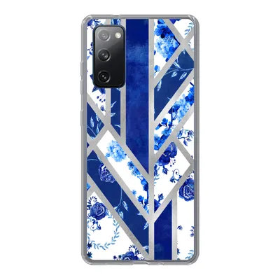 Produktbild von MuchoWow® Handyhülle Schutzhülle Hülle für Samsung Galaxy S20 FE Delfter Blau - Design - Luxus Silikon Softcase Handy Hülle - Abdeckung