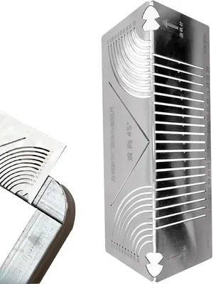 Produktbild von Famanu Markierungswerkzeug für Ecken - Präzisionslinie - Vielseitiges Metall - 28 cm - Metall
