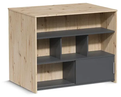 Imagen del producto de Mesa de bar Vicco Aventi Roble artesanal/Antracita 105 x 70 cm, Model 71668