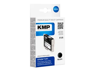 Zdjęcie produktu dla KMP E125, Czarny, Tusz na bazie pigmentu, 11,2 ml, 1 szt., 385 stron(y)