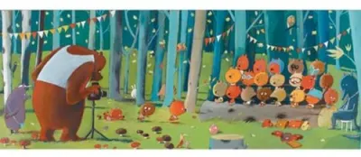 Obrázek produktu pro DJECO Panoramatické puzzle Lesní přátelé 100 dílků 145855