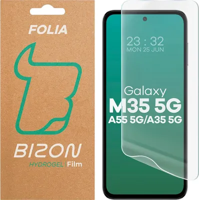 Produktbild von Hydrogel Folie für den Bildschirm für Galaxy M35 5G / A35 5G / A55 5G, Bizon Glass Hydrogel Front, 1 Stück
