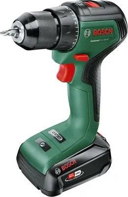 Produktbild von Akku-Bohrschrauber UniversalDrill 18V-60, 1 x Akku PBA 18V 2.0Ah, Tragekoffer