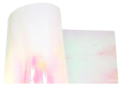 Produktbild von Geschenkpapier 70cm x 2m Rolle Weiß irisierend glänzend