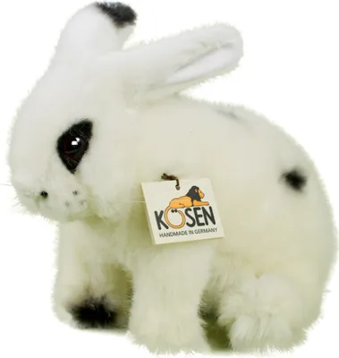 Produktbild von Kösen Kaninchen weiß 24 cm Flecki