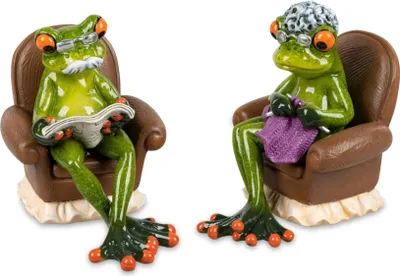 Produktbild von Formano Frosch Oma und Opa im Sessel 2er Set