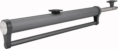 Produktbild von Kleiderstange 342 mm, Aluminiumlegierung, Teleskop, grau, für Kleiderschrank