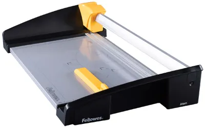 Obrázok produktu pre Fellowes Atom A3/180, 30 listy, Kov, Plast, Grafit, Strieborná, Žltá, 372 x 124 x 668 mm