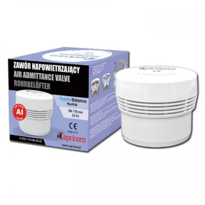 Produktbild von AUSLAUF Capricorn HypAir Balance Belüftungsventil für Sanitäranlagen DN 110 9-2731-110-00-03-01