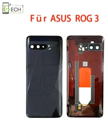 Produktbild von Für Asus ROG Phone 3 ZS661KS Akkudeckel Backcover schwarz