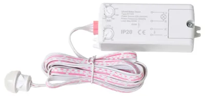 Produktbild von Ecolite PIR-Sensor 120°, 500 W, 8 m, weiß EST129-BI